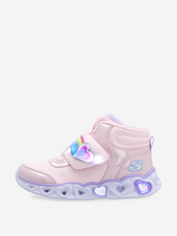 Кроссовки утепленные для девочек Skechers Heart Lights