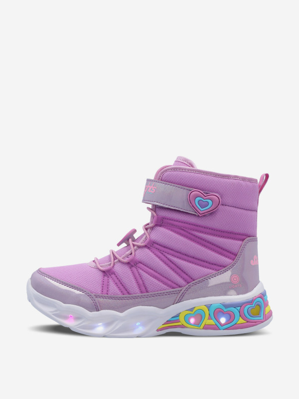 Сапоги утепленные для девочек Skechers Sweetheart Lights Сапоги утепленные для девочек Skechers Sweetheart Lights