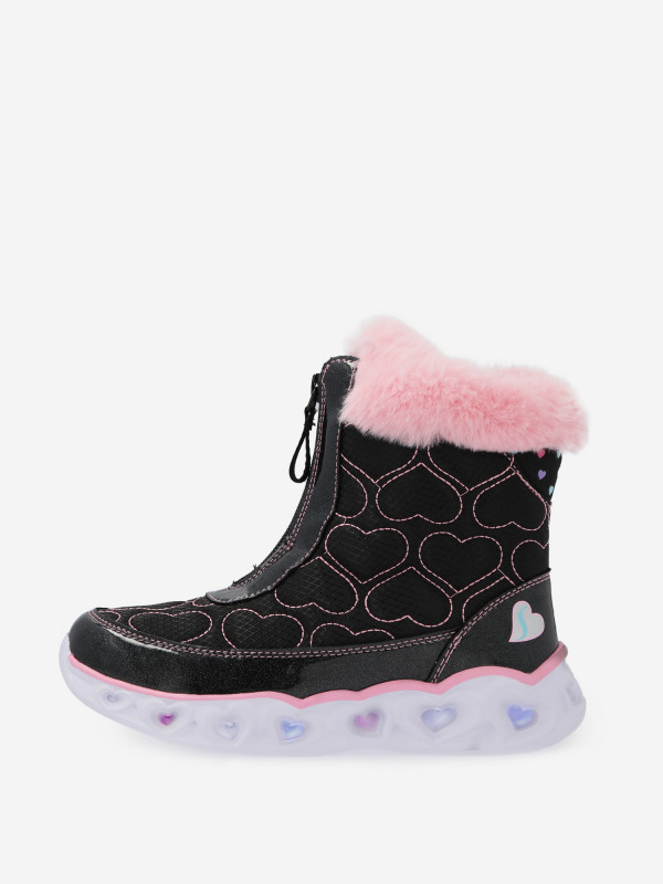 Сапоги утепленные для девочек Skechers Heart Lights Сапоги утепленные для девочек Skechers Heart Lights